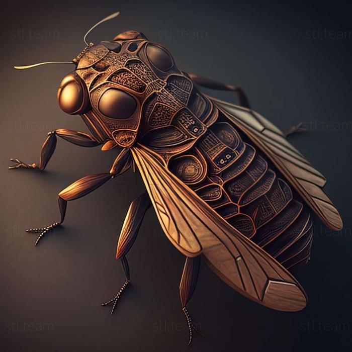 3D модель Opomyzidae (STL)